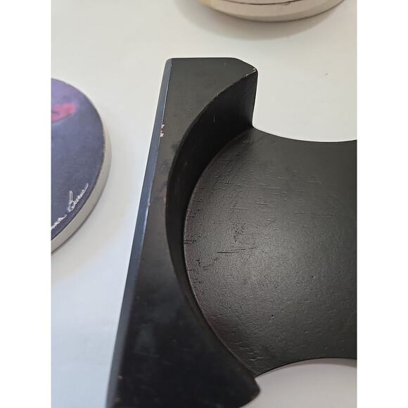 Doreman Burns Table Coasters Cowgirl Print, Signed, Western Decor "Painted Set 4 - Picture 13 of 16